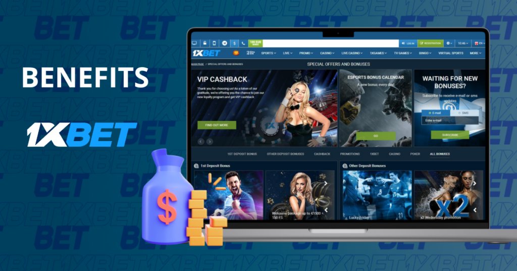 1xBet Online Casino Benefits